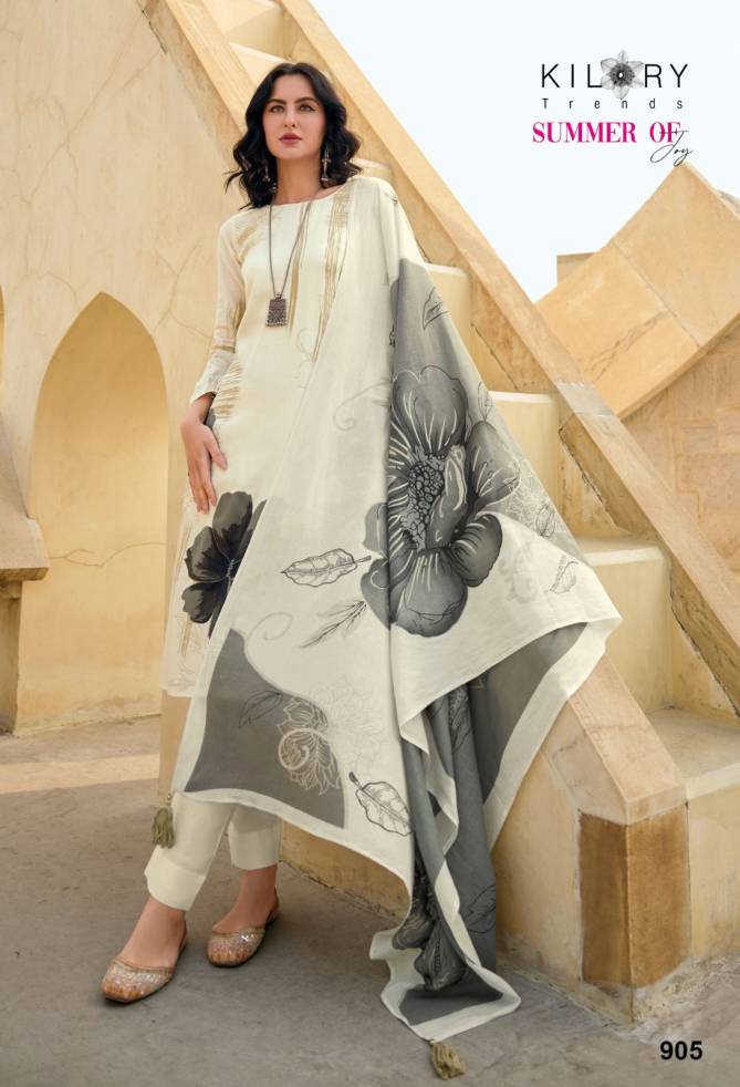 Summer of joy By Kilory Jam Cotton Digital Printed Dress Material Wholesale Shop In Surat
